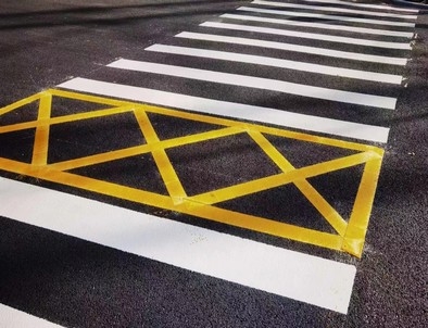 咸宁咸宁园区交通标线施工